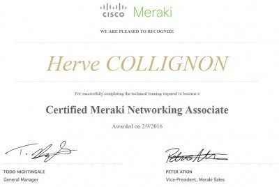 MERAKI Certified